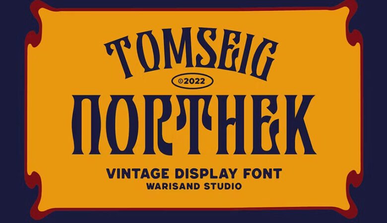 Tomseig Northek Vintage Font