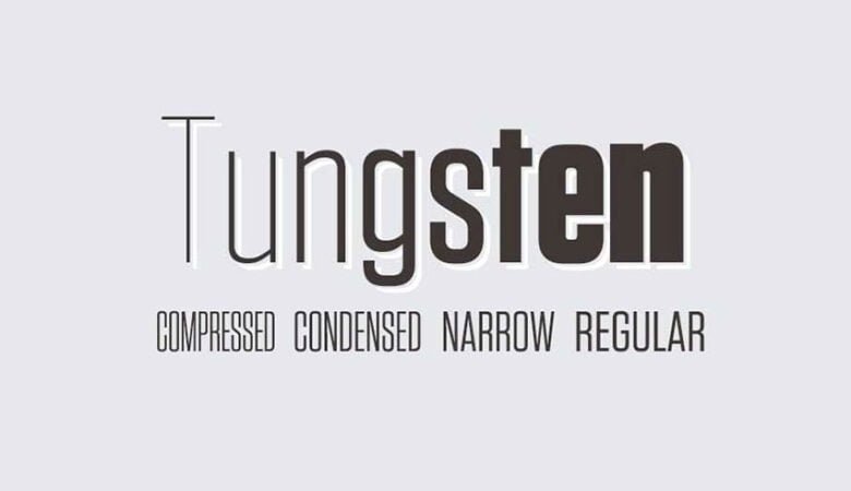Tungsten Font Family