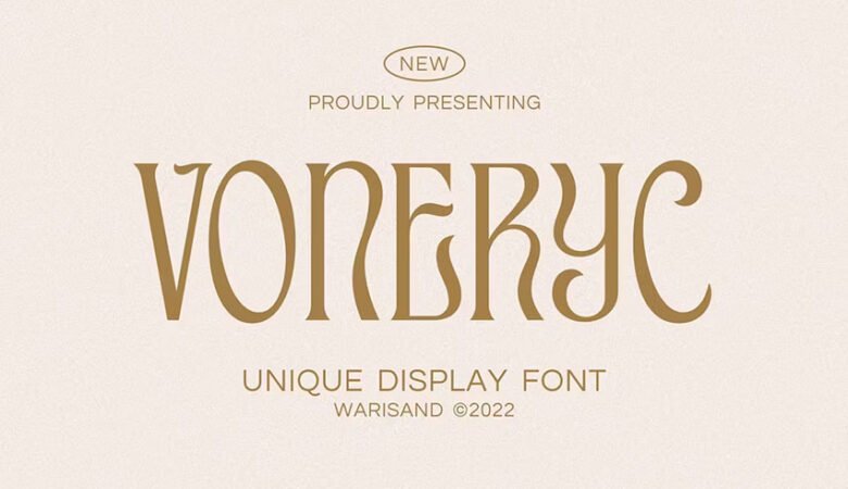 Voneryc Unique Font