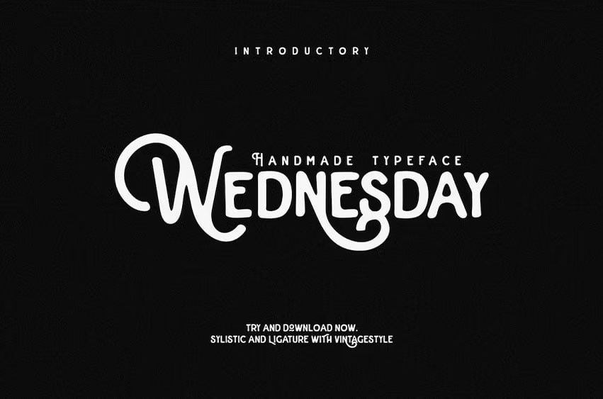 Wednesday Font