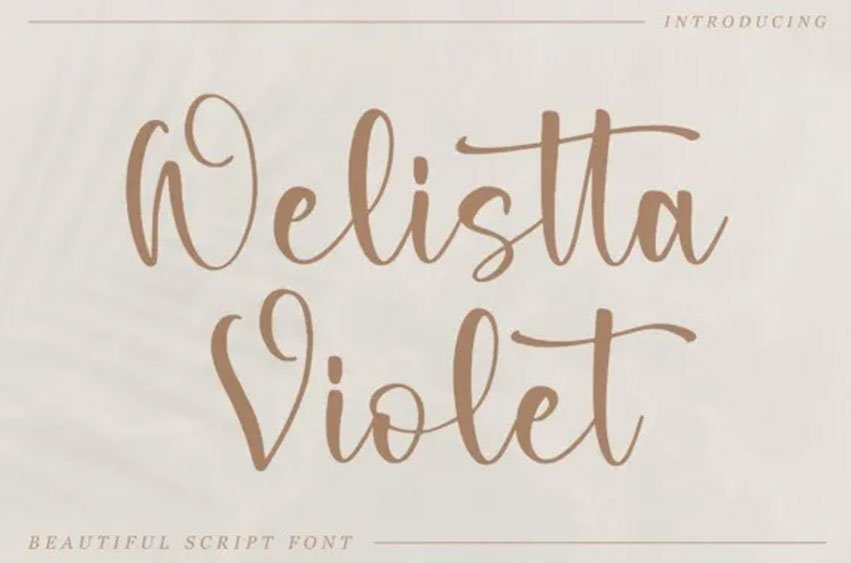 Welistta Violet Font