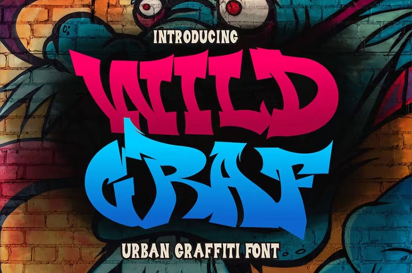 Wild Graf Urban Graffiti Font