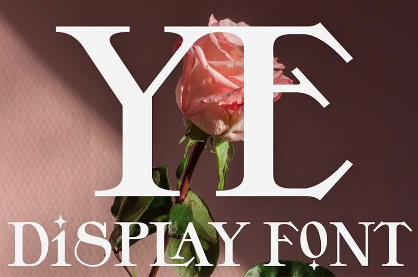 YE Bold Ligature Serif Font