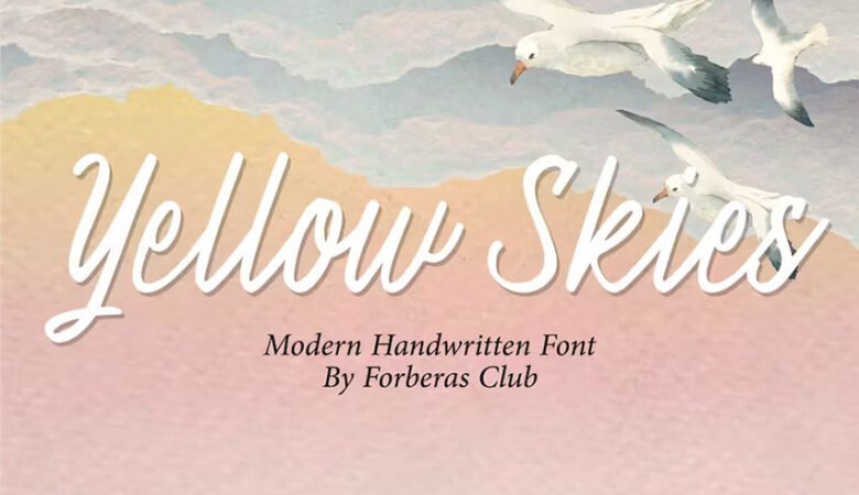 Yellow Skies Font