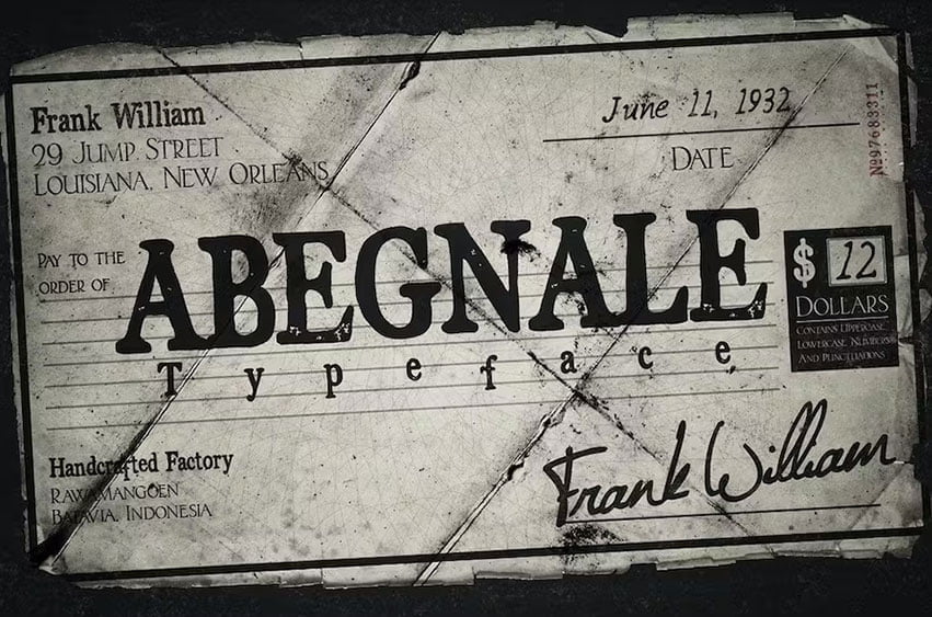 Abegnale Font