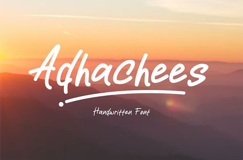 Adhachees Font