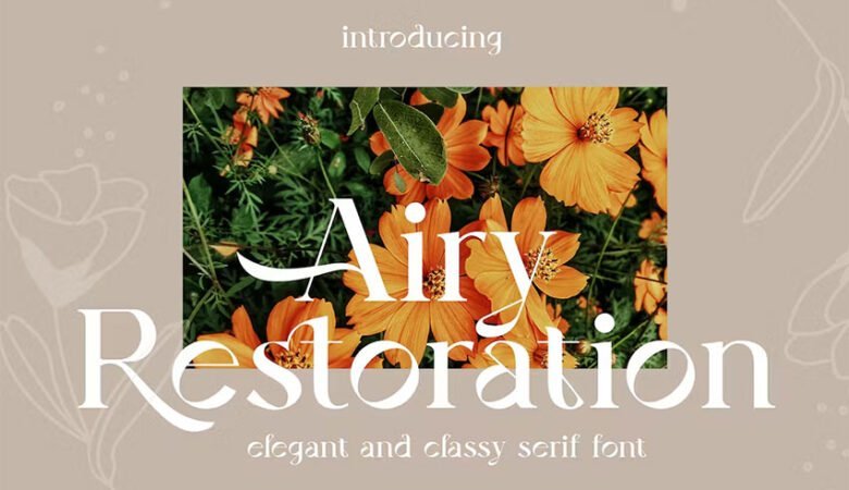Airy Restoration Font
