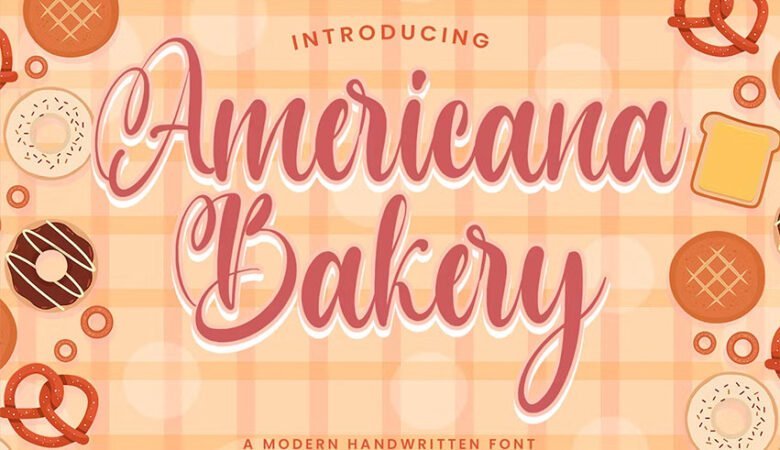 Americana Bakery Font