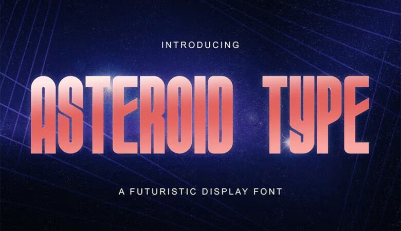 Asteroid Type Font