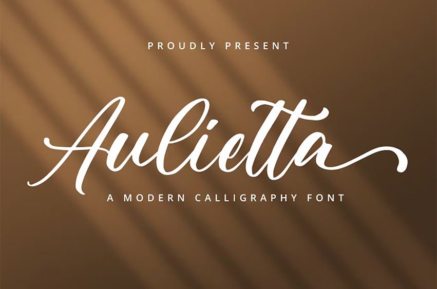 Aulietta Font - FreeDaFonts