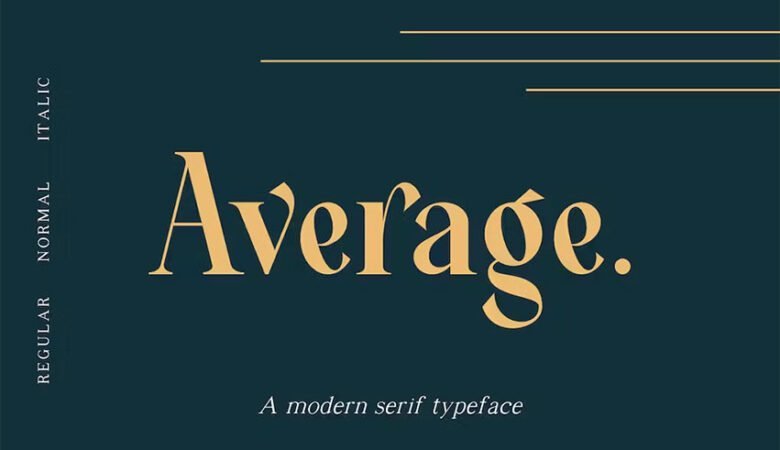 Average Font