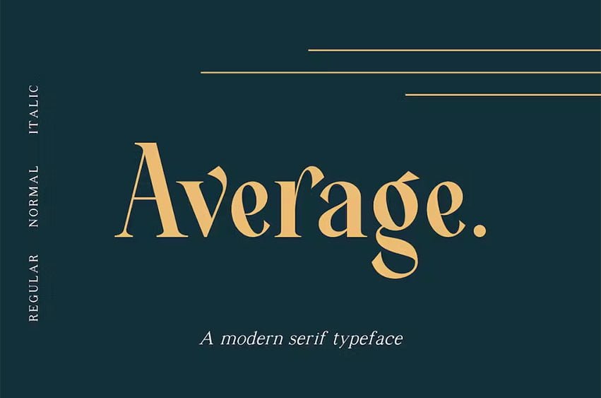 Average Font