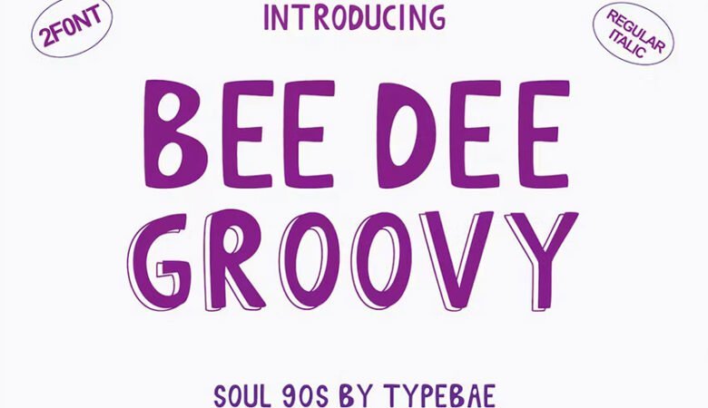 Bee Dee Groovy Font