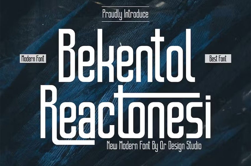 Bekentol Reactonesi Font