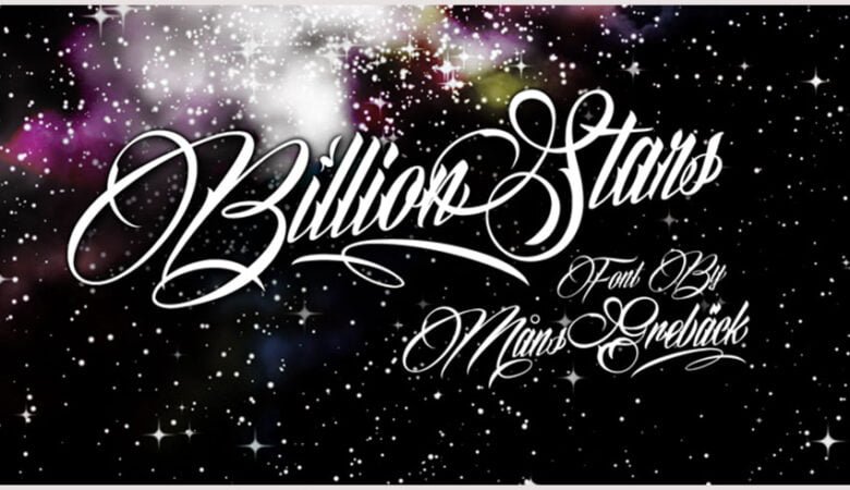 Billion Stars Font