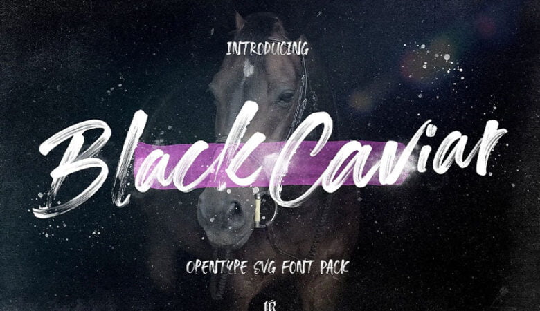 Black Caviar Font