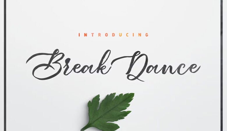 Break Dance Font