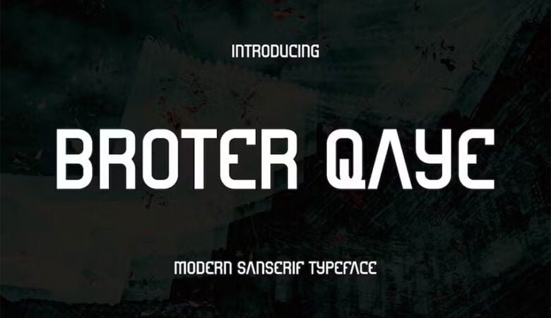 Broter Qaye Font