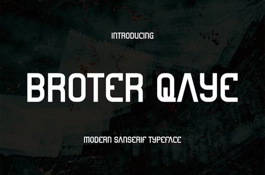 Broter Qaye Font