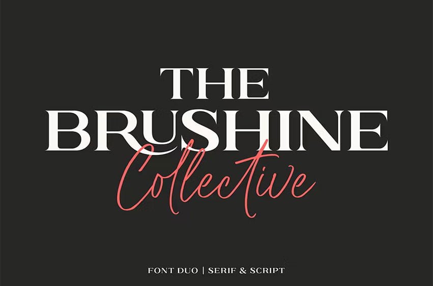 Brushine Collective Font