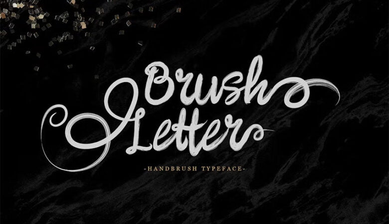 Brushletter Font