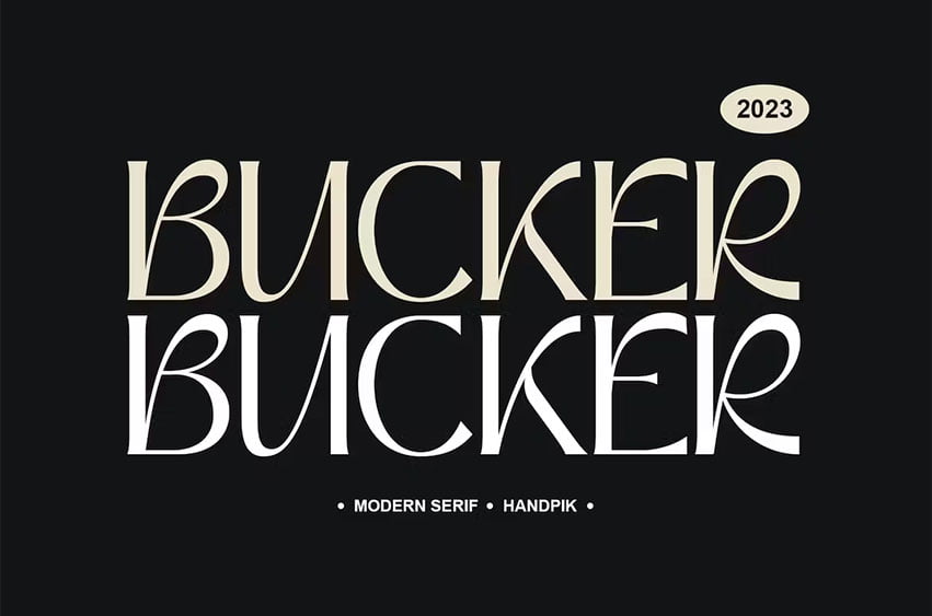 Bucker Font