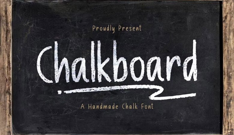 Chalkboard Font
