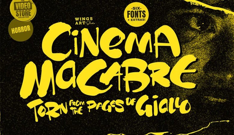 Cinema Macabre Font