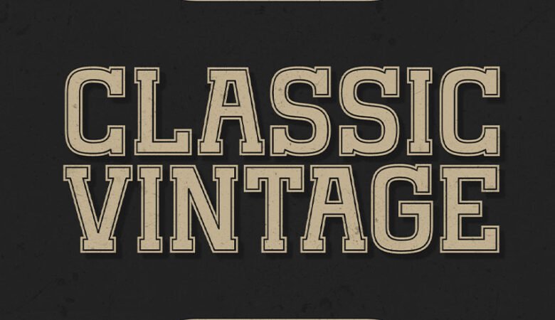 Classic Vintage Font