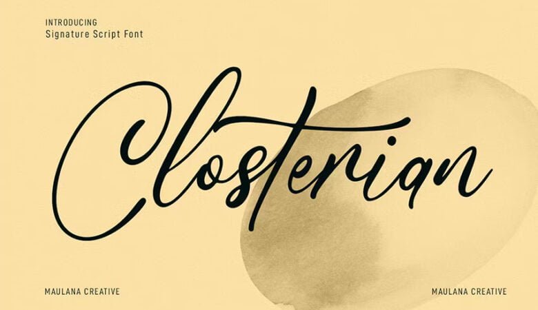 Closterian Font