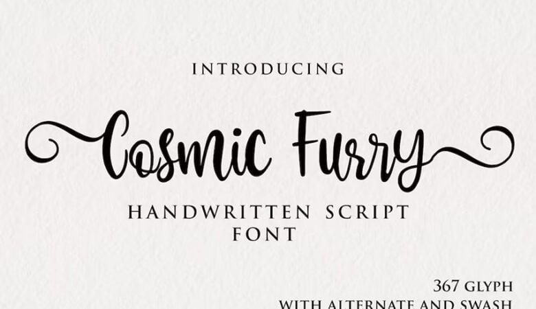 Cosmic Furry Font