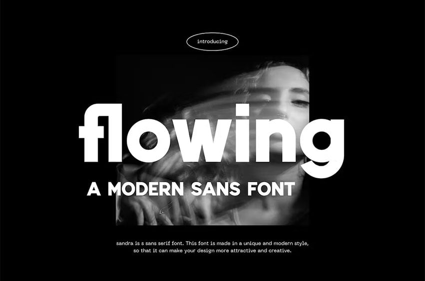 Flowing Font