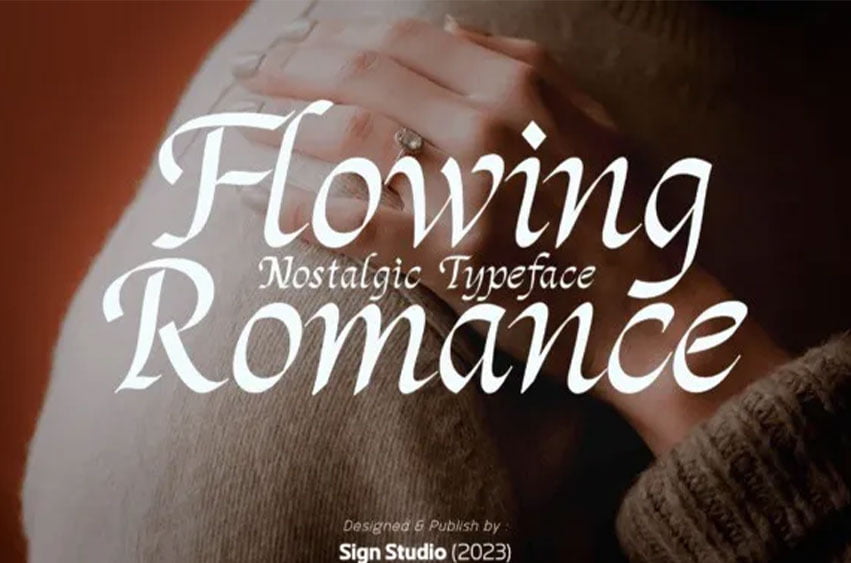 Flowing Romance Font