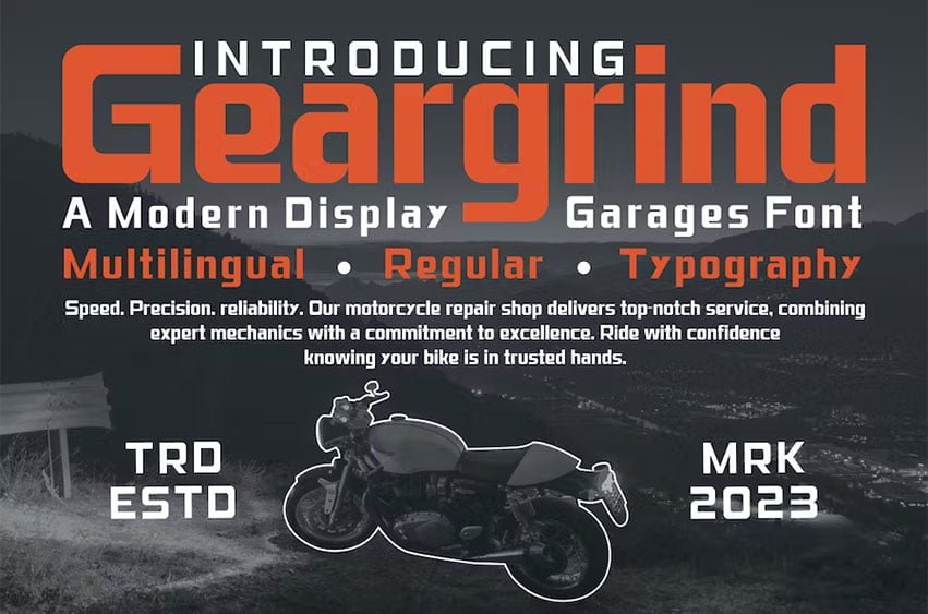 Geargrind Font