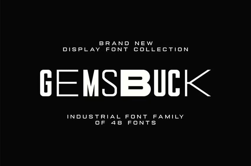Gemsbuck Font