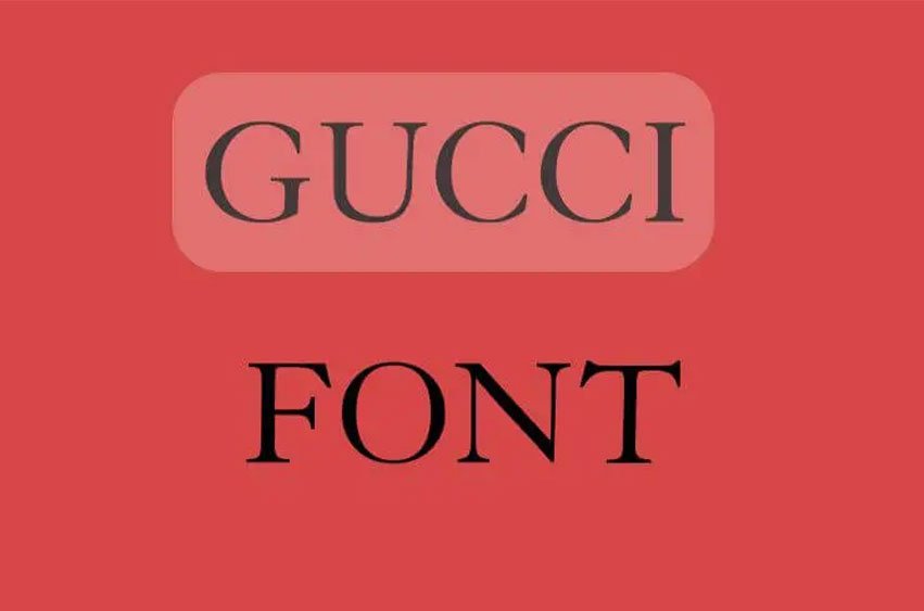 Gucci Font