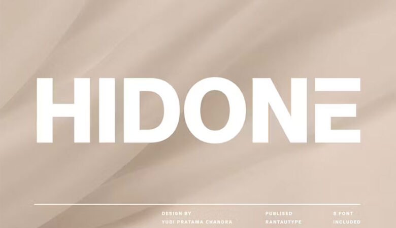 Hidone Font