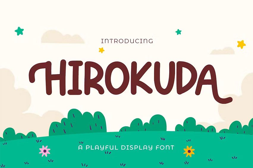 Hirokuda Font