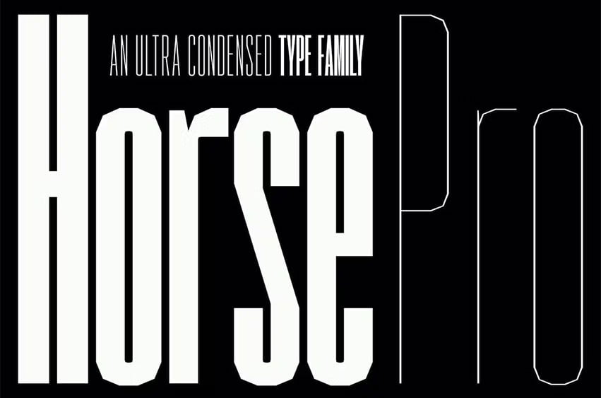 Horse Pro Font