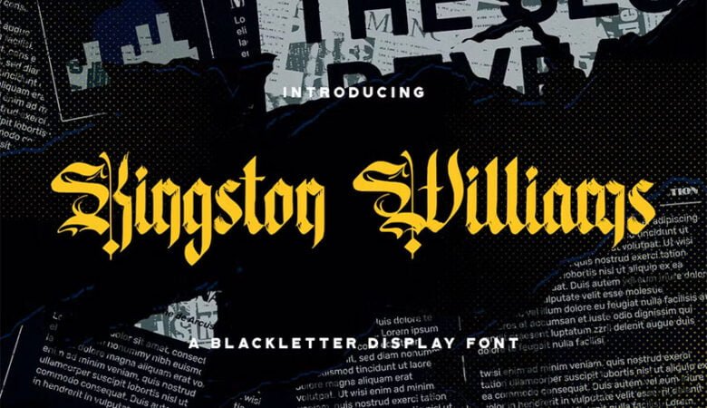 Kingston Williams Font