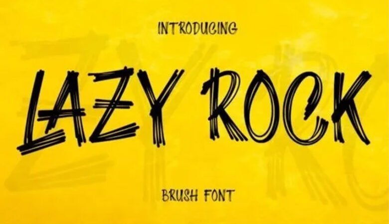 Lazy Rock Font