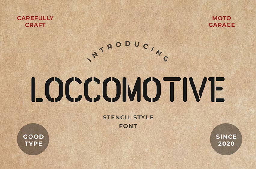 Loccomotive Font