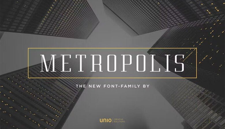 Metropolis Font
