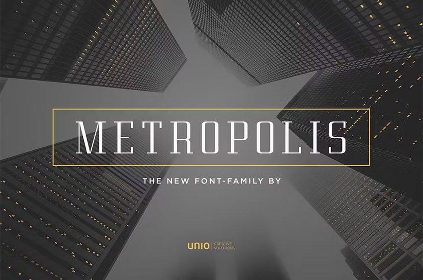Metropolis Font
