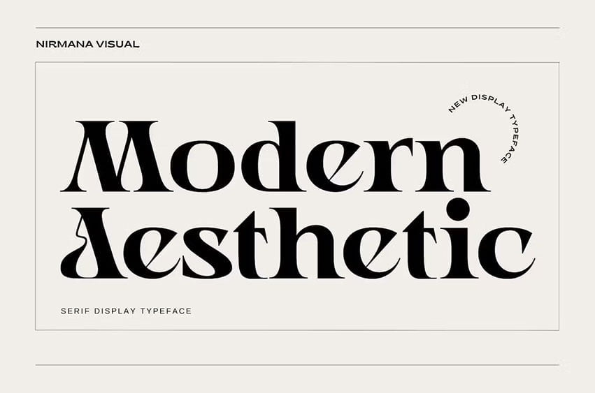 Modern Aesthetic Font