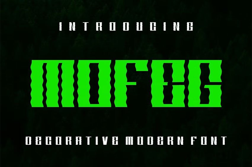 Mofeg Font