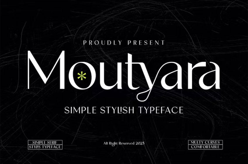 Moutyara Font