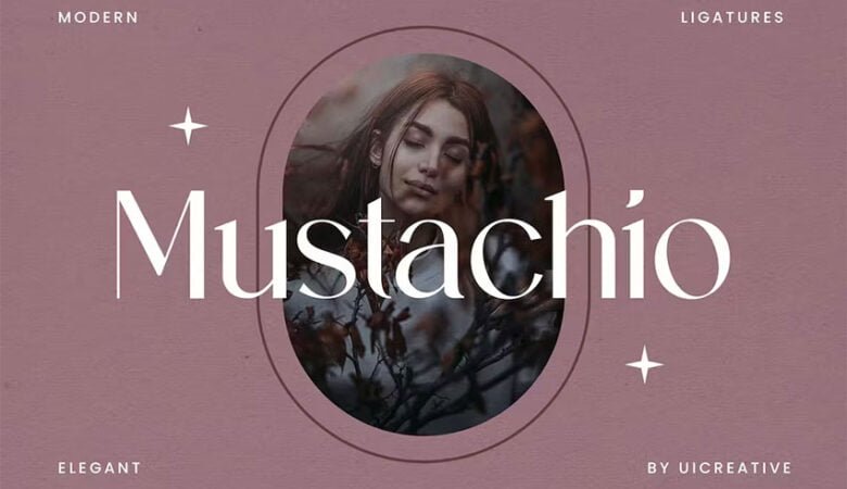 Mustachio Font