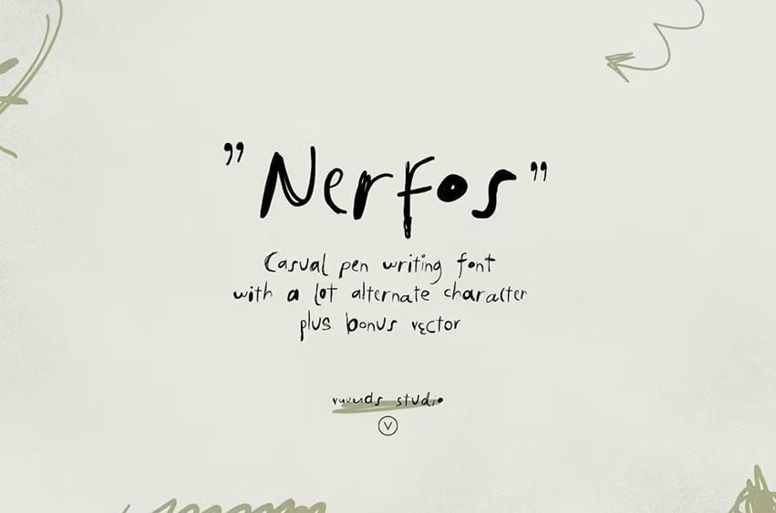 Nerfos Font