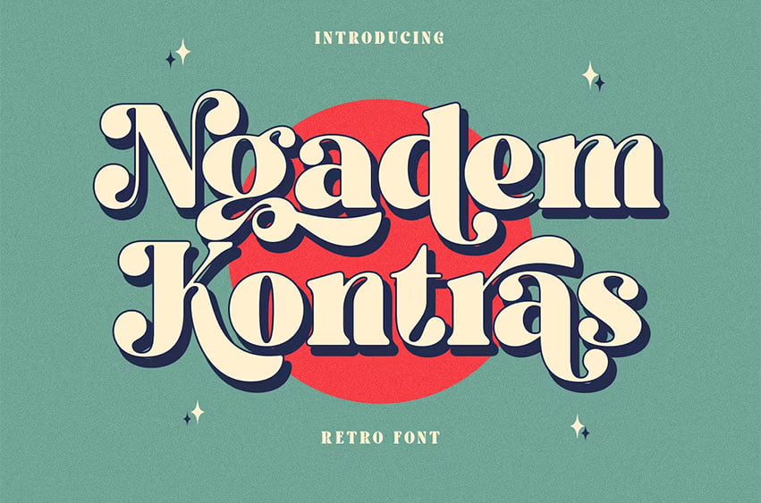 Ngadem Kontras Font